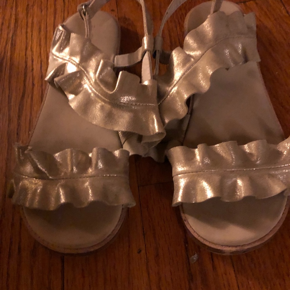Gold Zara Sandle